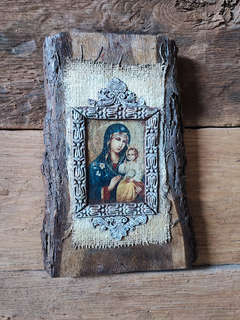 Icoana pe blat din lemn [2]