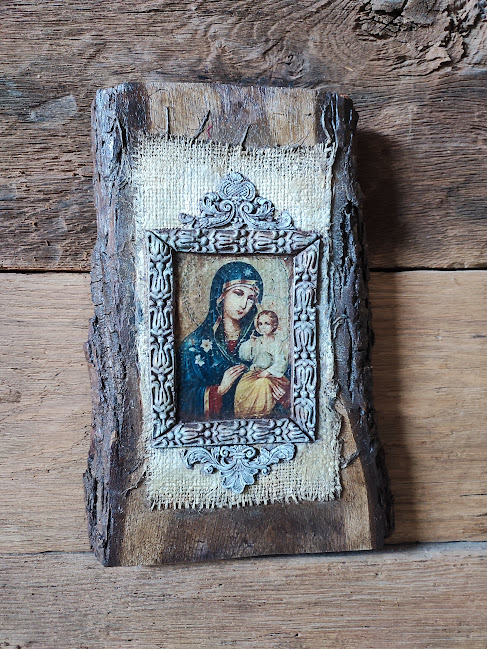 Icoana pe blat din lemn [3]