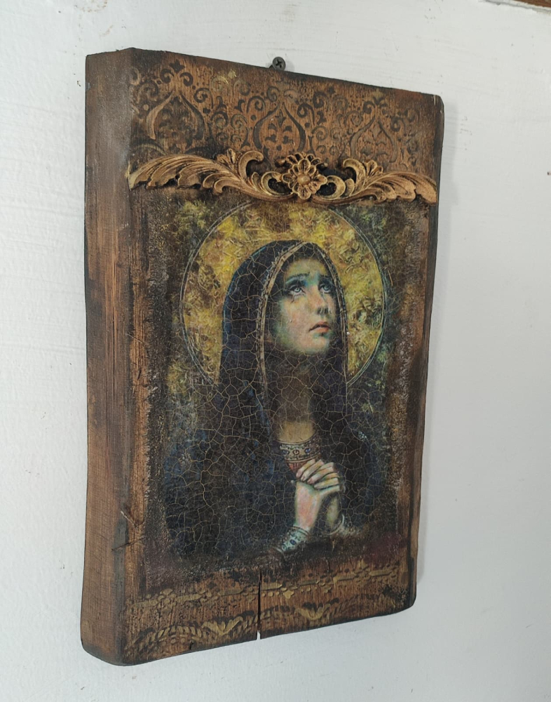 Icoană din lemn masiv, stil vechi [6]