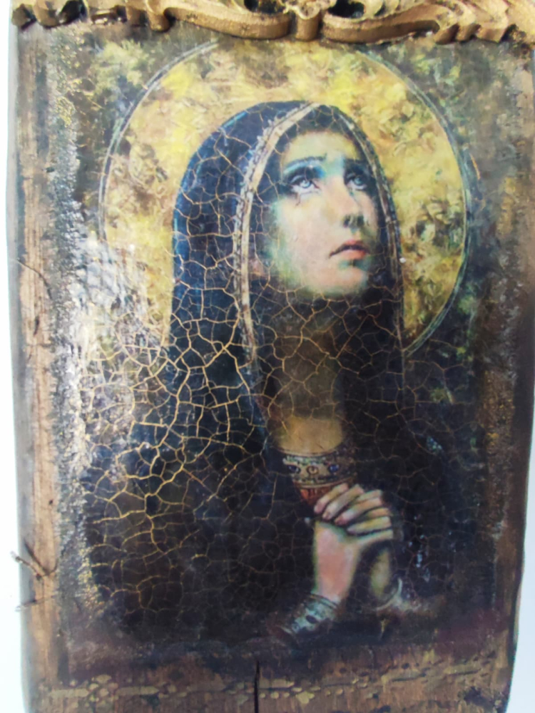 Icoană din lemn masiv, stil vechi [2]