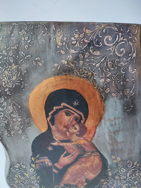 Icoana pe blat din lemn masiv [5]