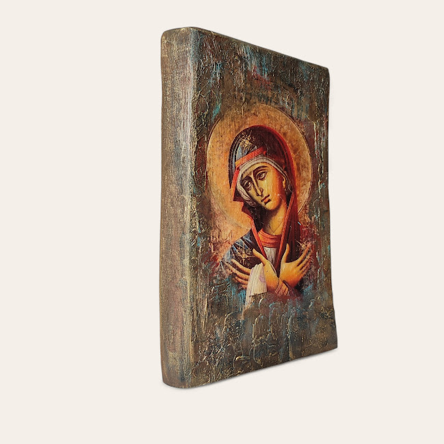Icoana pe blat din lemn masiv [4]