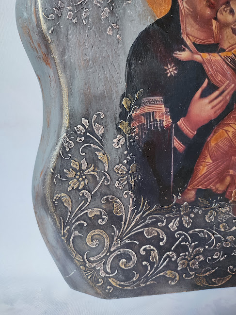 Icoana pe blat din lemn masiv [4]