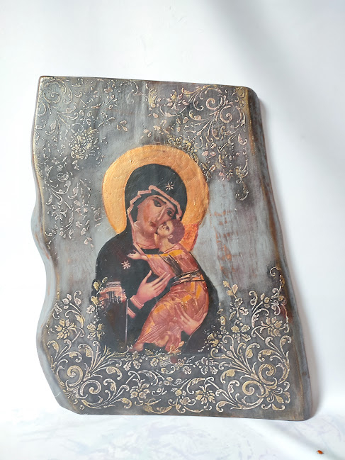 Icoana pe blat din lemn masiv [3]