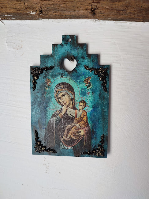 Icoană/Tablou cu Tematică Religioasă Realizată Manual [5]