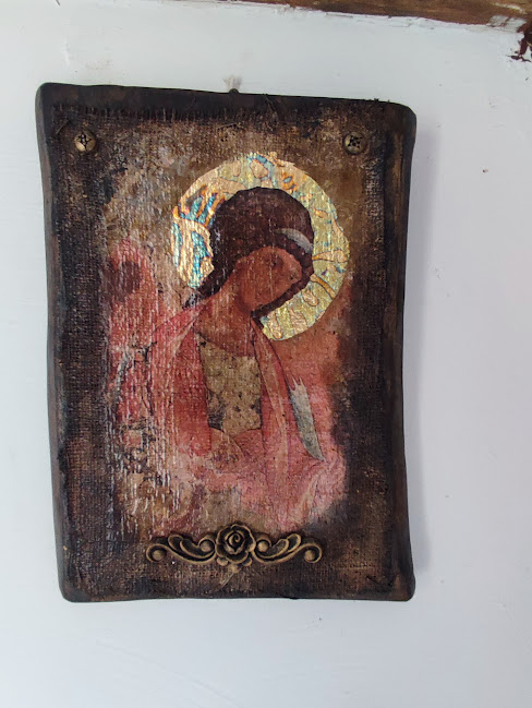 Icoană Rustic‑Sacră Unicat [4]