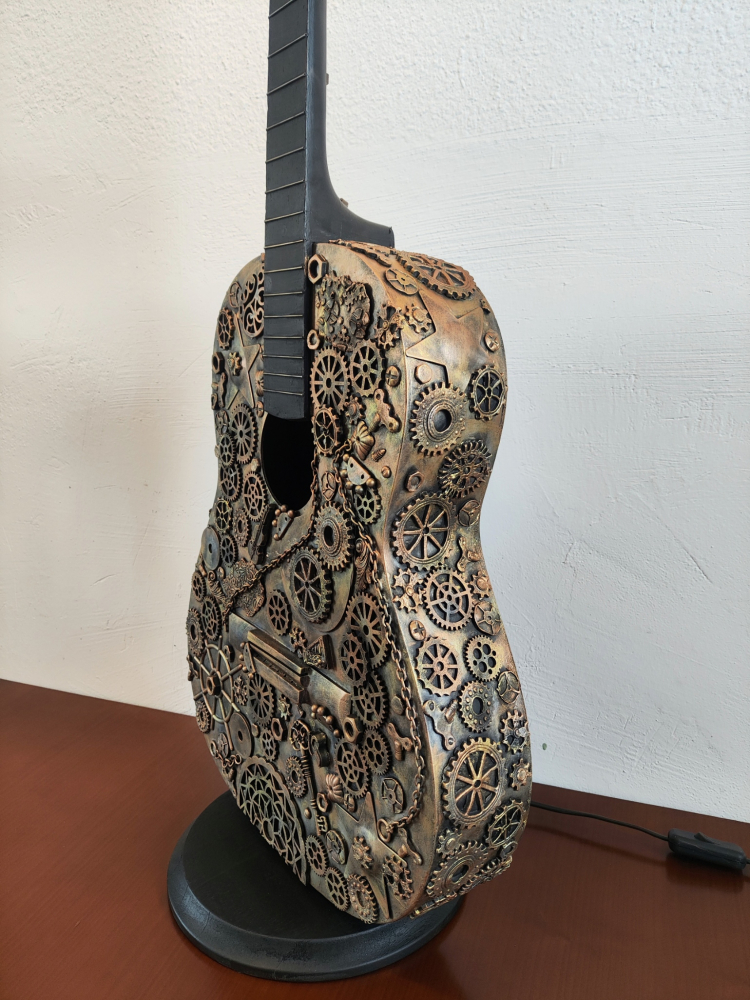 Lampă/veioză -Chitară Steampunk [4]