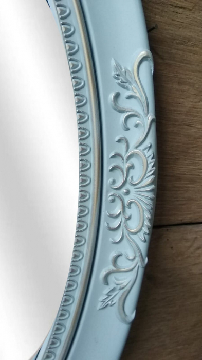 Oglinda ovala de perete-rama decorativa [2]