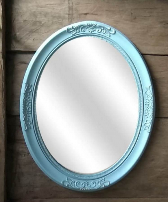 Oglinda ovala de perete-rama decorativa [5]