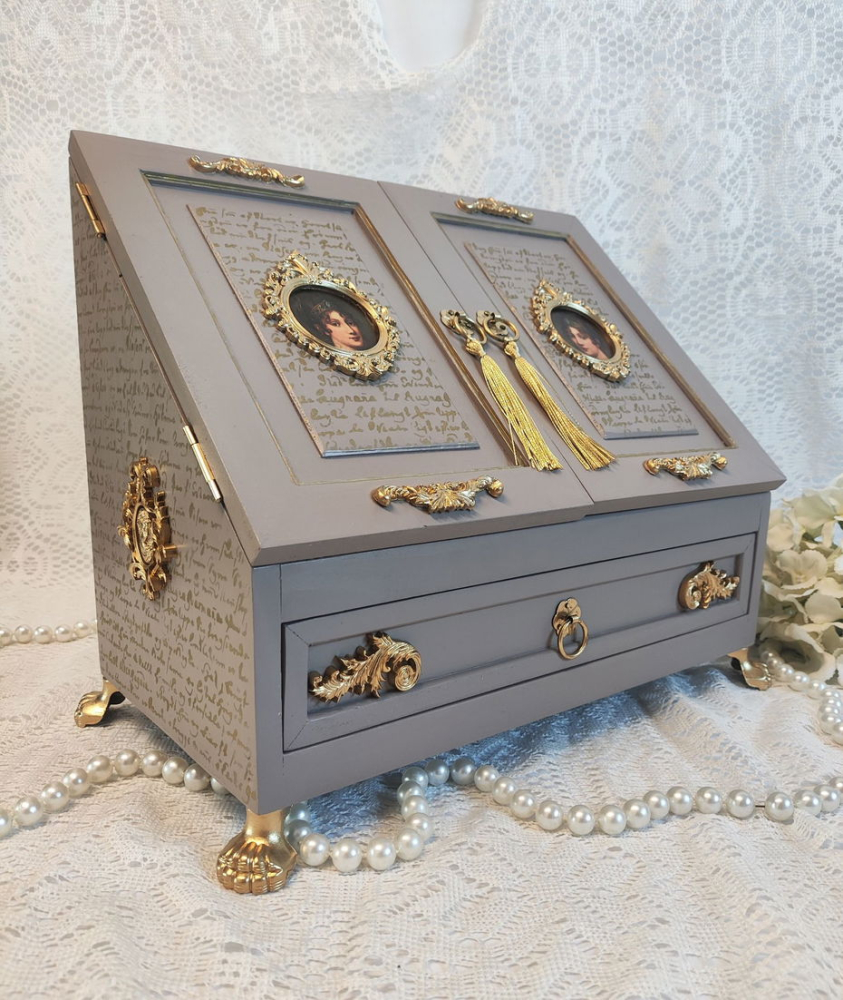 Organizator vintage din lemn-Baroque [3]