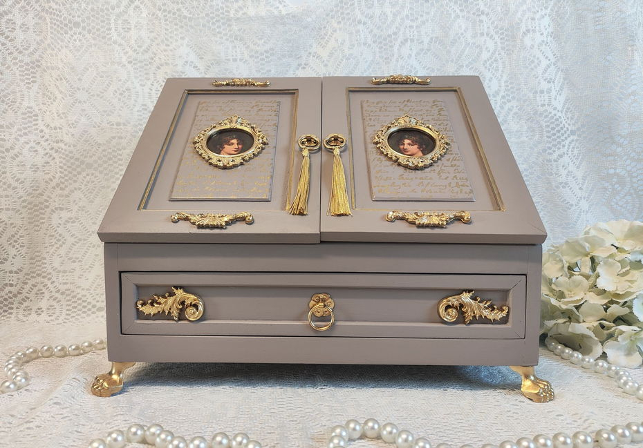 Organizator vintage din lemn-Baroque [2]