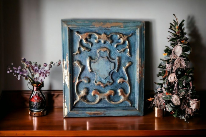 Panou Decorativ din Lemn-Recuperat [1]