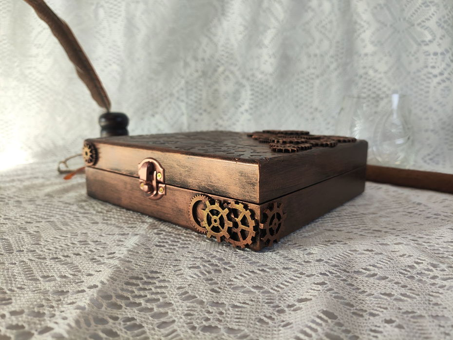 Set accesorii bar in cutie de lemn [9]