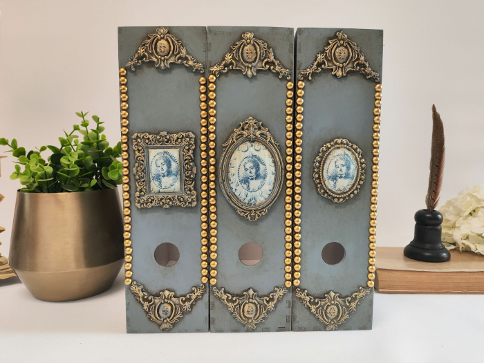 Set bibliorafturi lemn-Antique [5]