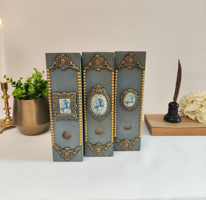 Set bibliorafturi lemn-Antique [3]