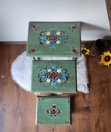 Set masute pictate manual-Folk [5]