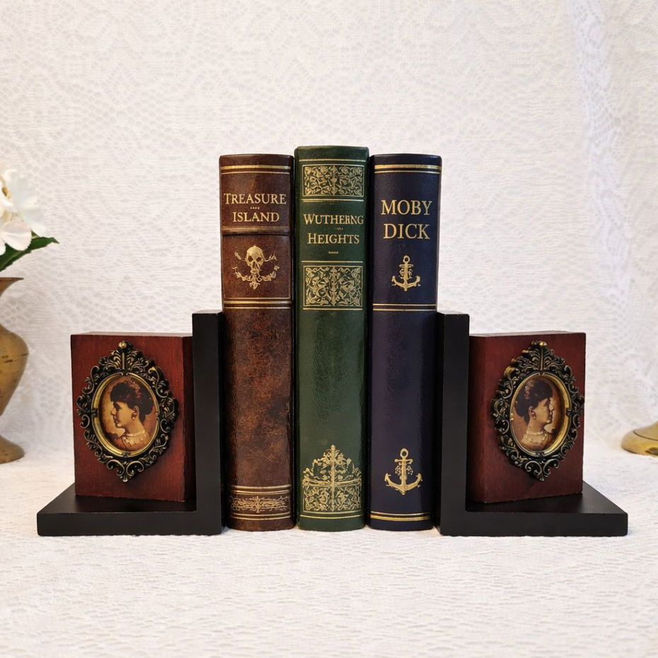 Suporturi de cărți din lemn masiv Regina Maria [1]