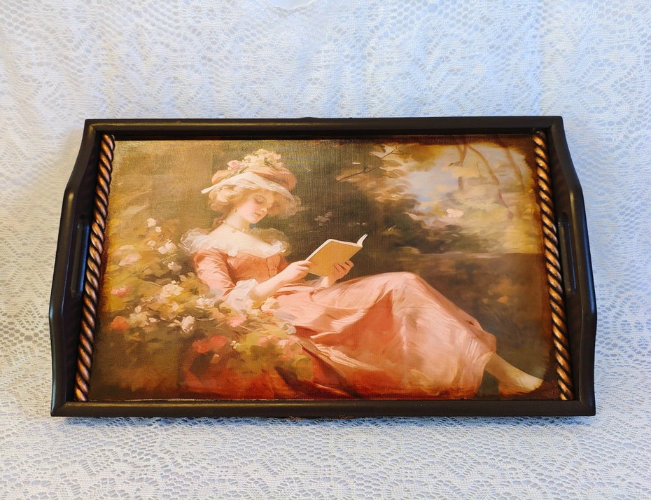 Tavă din lemn-Lady [4]