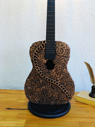 Lampă/veioză -Chitară Steampunk [7]