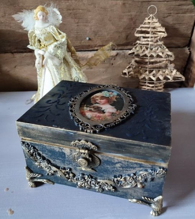 Cutii,casete,cufere handmade - Caseta bijuterii-Sweet Memories