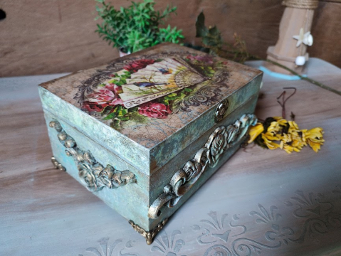Casetă bijuterii -Vintage Roses [4]