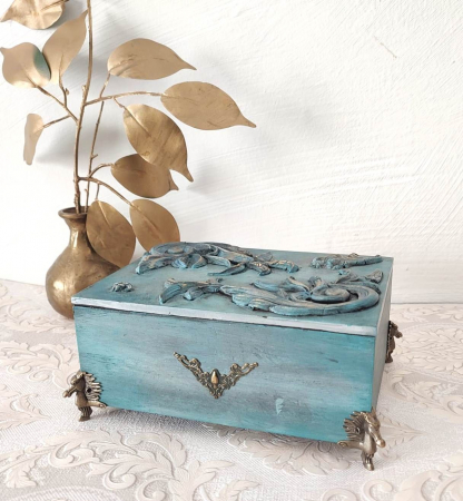 Cutii,casete,cufere handmade - Caseta pentru bijuterii