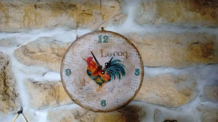 Ceasuri - Ceas de perete,model rustic-Le coq