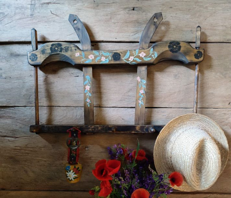 Decoratiuni casa - Cuier rustic-Jug de boi