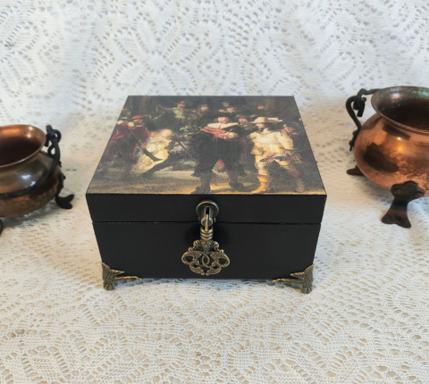 Cutii,casete,cufere handmade - Cutie ceasuri -Rembrandt
