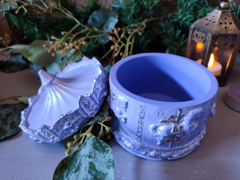 cutie ceramica in forma de carusel [1]