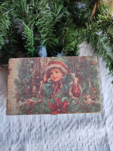 Cutie cadou handmade cu globuri de Crăciun [1]