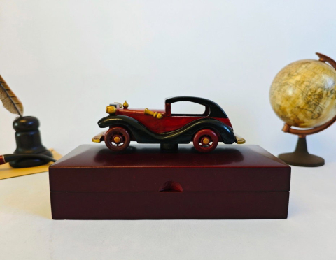 Cutii și Casete Bijuterii Handmade – Eleganță Unicat pentru Comori Personale - Cutie lemn-Gentleman