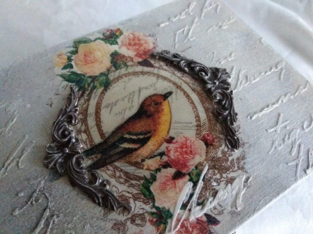 Cutii,casete,cufere handmade - Cutie lemn-Romantic