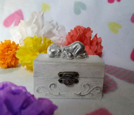 Nunta si botez - Cutie mot /turta 1 an