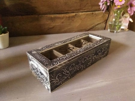 Cutii,casete,cufere handmade - Cutie pentru ceaiuri,condimente