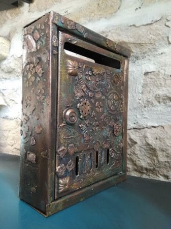 Cutie postala Steampunk-industrial [2]