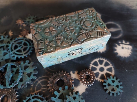 Decoratiuni steampunk/industrial - Cutie steampunk