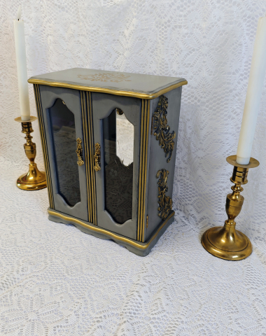 Cutii și Casete Bijuterii Handmade – Eleganță Unicat pentru Comori Personale - Dulăpior/casetă bijuterii -Rococo