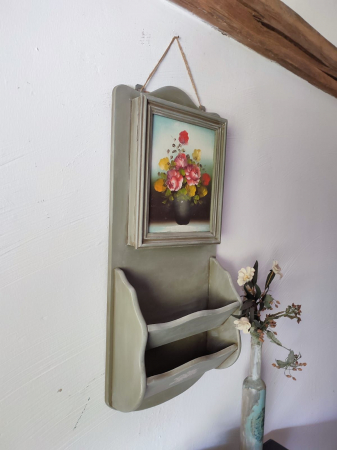 Dulăpior Vintage pentru Chei cu Suport pentru Plicuri sau Reviste [2]