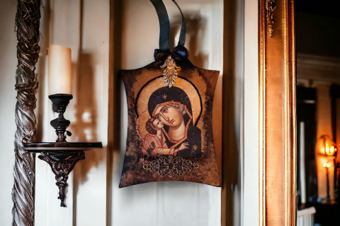 Fecioara cu pruncul-Decoratiune de perete [2]