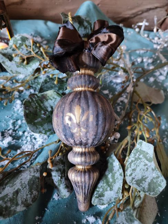 Craciun-globuri si decoratiuni hand made - Glob -Antique