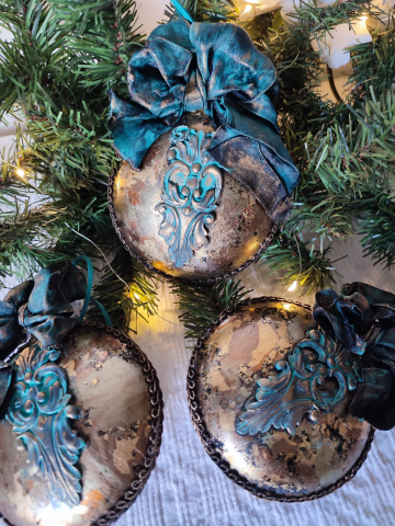 glob-decorativ-handmade-vintage-foita-aurie-relief-baroc [4]