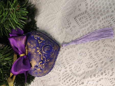 Glob inimă baroc-indigo [2]