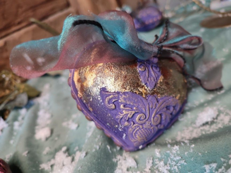 Glob inimă baroc-purple [1]