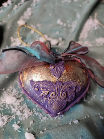 Glob inimă baroc-purple [0]