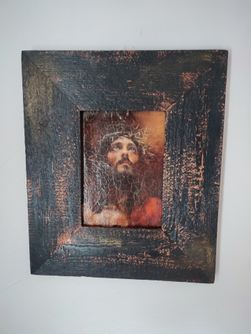 Iisus cu coroană de spini – decor vintage [8]