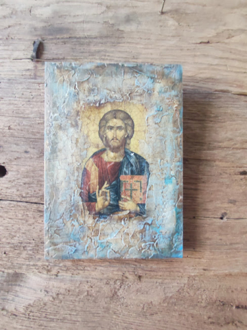 Icoană pe lemn cu Mântuitorul – unicat [1]