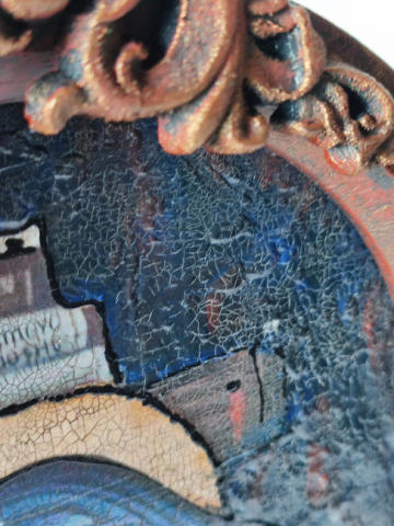 Icoană de masă Pietà – icoană religioasă unicat, finisaje premium [1]