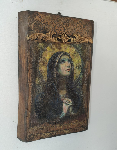 Icoană din lemn masiv, stil vechi [5]