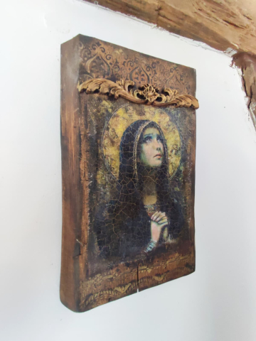 Icoană din lemn masiv, stil vechi [2]
